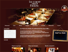 Tablet Screenshot of lacaveauxfioles.com